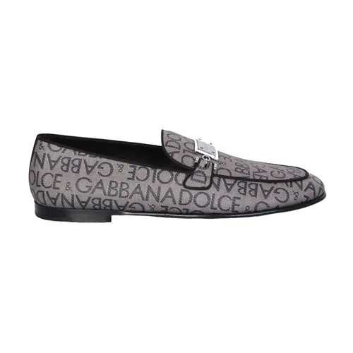 Giày Lười Nam Dolce & Gabbana D&G A50516 AJ699 89875 Màu Xám Size 41 - Giày - Vua Hàng Hiệu