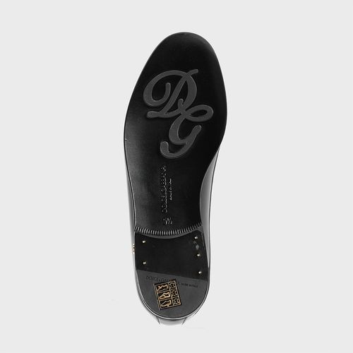 Giày Lười Nam Dolce & Gabbana D&G Vương Miện DG9252 Màu Đen Size 40.5-5