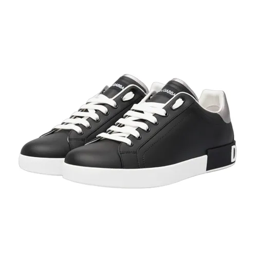 Giày Sneaker Dolce & Gabbana D&G CS1760AH527 Gót Chữ Màu Đen Size 40 - Giày - Vua Hàng Hiệu