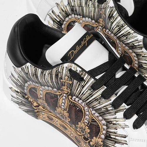 Giày Sneaker Nam Dolce & Gabbana D&G CS1558AN108HWL66 Màu Đen Trắng Size 6-5