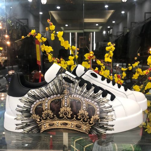 Giày Sneaker Nam Dolce & Gabbana D&G CS1558AN108HWL66 Màu Đen Trắng Size 6-6