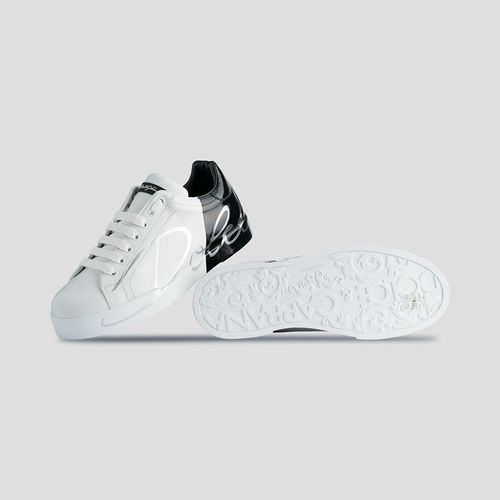 Giày Sneaker Nam  Dolce & Gabbana D&G CS1600 AI053 Màu Đen Trắng Size 40-2