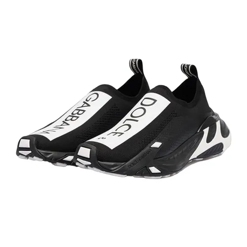 Giày Sneaker Nam Dolce & Gabbana D&G Stretch Mesh Fast CS2172AH4148S597 Màu Đen Size 40