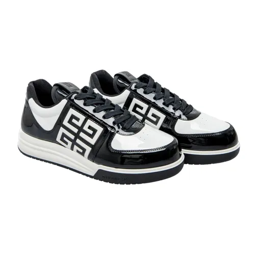 Giày Sneaker Nam Givenchy G4 Black & White Leather BH007WH1HJ004 Màu Đen Trắng - Giày - Vua Hàng Hiệu