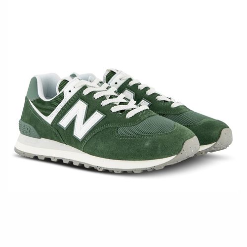 Giày Sneaker New Balance 574 Casual Shoes U574FGG Green/White Màu Xanh Trắng Size 42.5-3