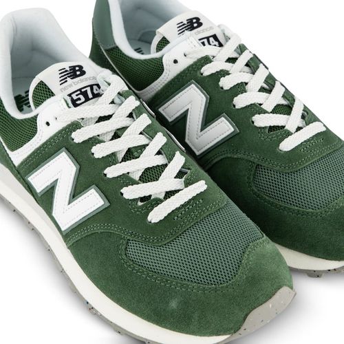 Giày Sneaker New Balance 574 Casual Shoes U574FGG Green/White Màu Xanh Trắng Size 40-9