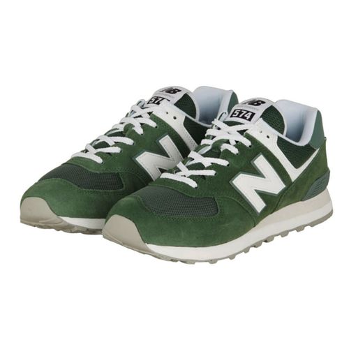 Giày Sneaker New Balance 574 Casual Shoes U574FGG Green/White Màu Xanh Trắng Size 36-1