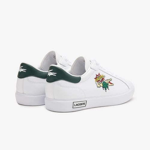 Giày Thể Thao Lacoste Powercourt Leather 222 7 SM01234 Màu Trắng Size 42-3