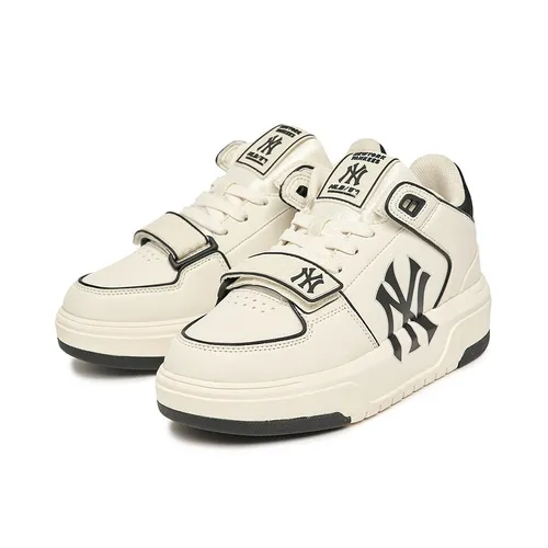 Giày Thể Thao MLB Chunky Liner Mid Basic New York Yankees 3ASXLMB3N-50BKS Màu Trắng Size 270