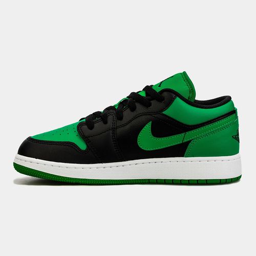 Giày Thể Thao Nike Jordan 1 Low Black Lucky Green 553560 065 Màu Đen Xanh Size 35.5-3