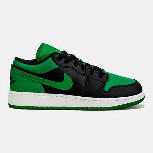 Giày Thể Thao Nike Jordan 1 Low Black Lucky Green 553560 065 Màu Đen Xanh Size 37.5-4