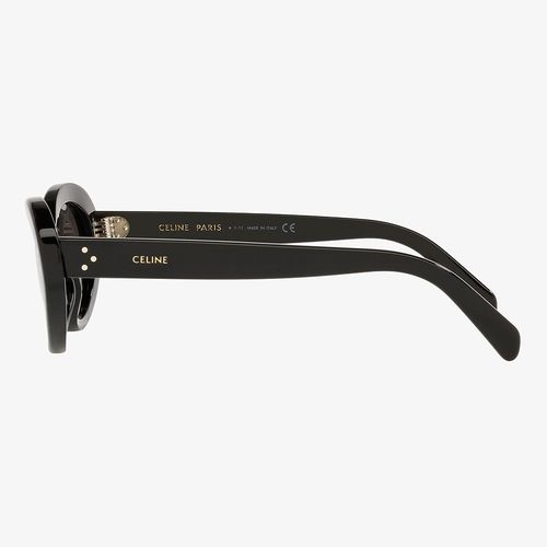 Kính Mát Celine CL40193 Oval Sunglasses Màu Đen-3