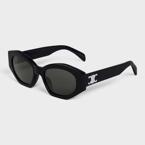 Kính Mát Celine Triomphe 08 Sunglasses In Acetate Black CL40238U Màu Đen-3