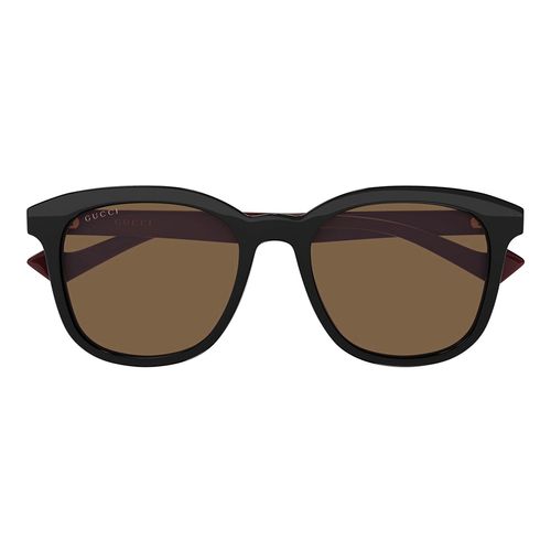 Kính Mát Gucci Square Unisex Sunglasses GG1001SK 002 Màu Nâu Đen-2