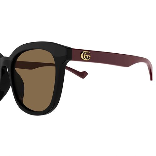 Kính Mát Gucci Square Unisex Sunglasses GG1001SK 002 Màu Nâu Đen-3