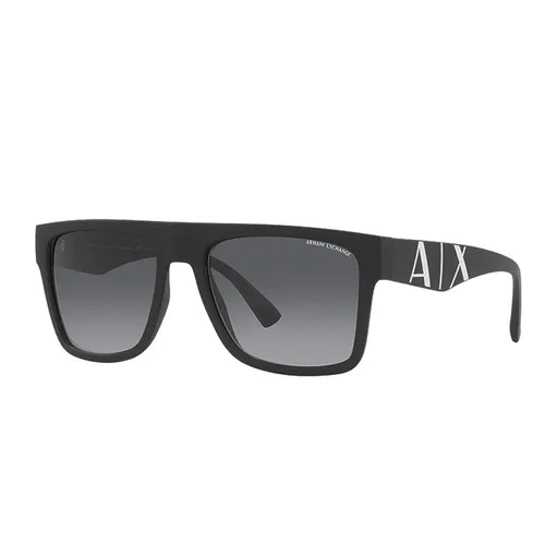 Kính Mát Nam Armani Exchange Men's Rectangular Sunglasses AX4113S Màu Đen Xám