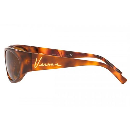 Kính Mát Nam Versace Bronze Oval Men's Sunglasses VE4386 511973 62 Màu Nâu Havana-4