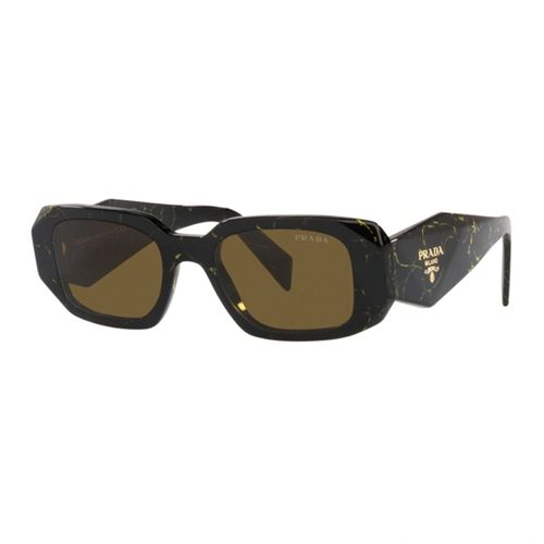 Kính Mát Nữ Prada Dark Brown Rectangular Ladies Sunglasses PR 17WS 19D01T Màu Nâu Đậm