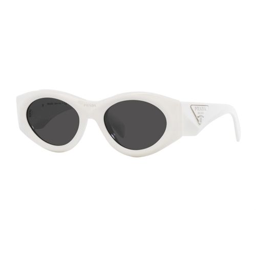 Kính Mát Nữ Prada Dark Grey Oval Ladies Sunglasses PR 20ZS 1425S0 Màu Xám Đậm