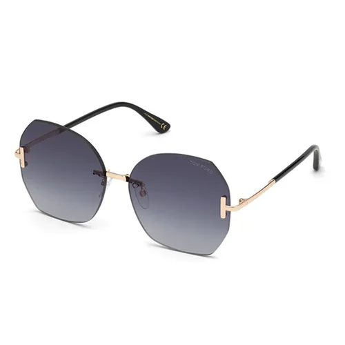 Kính mắt Tom Ford - Kính Mát Nữ Tom Ford Sunglasses FT0810-K 28B Màu Xám Đậm - Vua Hàng Hiệu