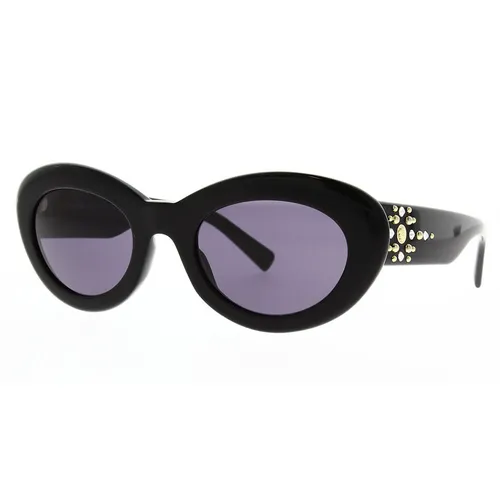 Kính Mát Nữ Versace Oval Sunglasses VE4355B GB1/1A Màu Tím