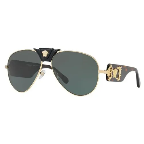 Kính Mát Nữ Versace VE2150Q C62 Màu Xanh Havana