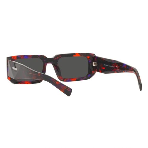 Kính Mát Prada PR 06YS 06V5S0 Abstract Orange Dark Grey Sunglasses Màu Đen Xám-5