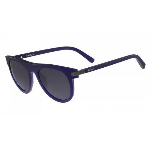Kính Mát Salvatore Ferragamo Aviator Sunglasses SF787/S 414 Màu Xanh Blue - Kính mắt - Vua Hàng Hiệu