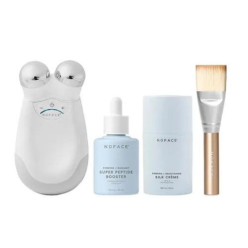 NuFace - Máy Massage Nâng Cơ Mặt Nuface Limited-Edition Trinity Kit Kèm Tinh Chất + Cọ - Vua Hàng Hiệu