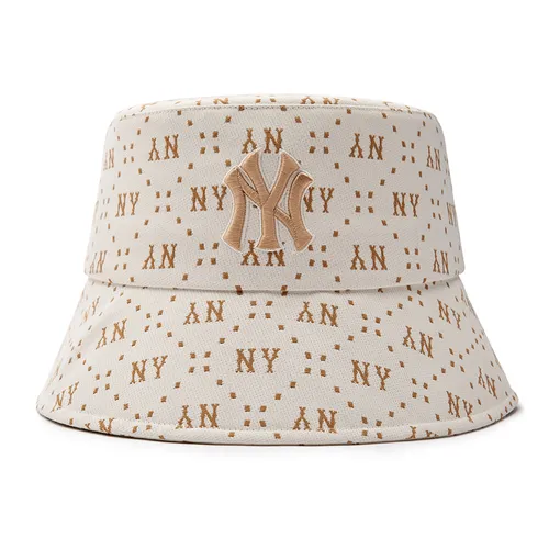 Mũ nón Mũ tròn Cotton / Polyester - Mũ MLB Bucket Diamond Monogram New York Yankees 3AHTM063N-50CRD Màu Kem - Vua Hàng Hiệu