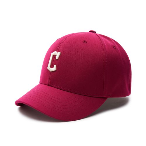 Mũ MLB Cleveland Guardians 3ACP9203N-45WIS Logo Nhỏ Form Cứng Màu Đỏ Hồng