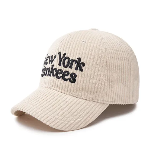 Mũ MLB Teddy Corduroy New York Yankees 3ACPWC236-50BGL Màu Kem