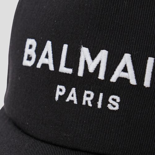 Mũ Nam Balmain Black Baseball With Logo Embroidered BH1XA015 CB24 EAB Màu Đen-4
