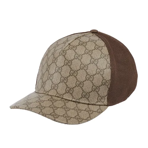 Mũ Nam Gucci GG Supreme Baseball Hat Màu Nâu Size M