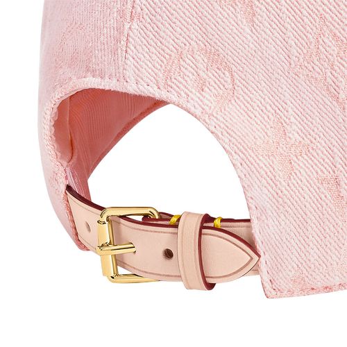 Mũ Nữ Louis Vuitton LV Monogram Be My Cap Pink M77543 Màu Hồng Size M-5