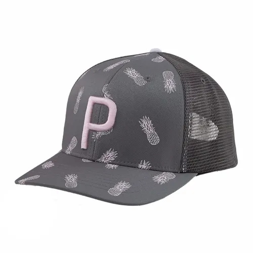 Mũ Puma Golf Pineapple Trucker P 024428-01 Màu Xám Đen