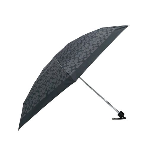 Ô Coach UV Protection Signature Mini Umbrella Graphite C4322 Màu Than Chì