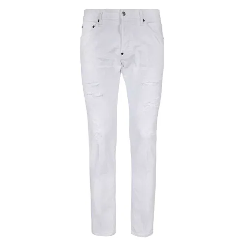 Quần Jean Nam Dsquared2 S71LB0911S30733100 Màu Trắng Size 44 - Thời trang - Vua Hàng Hiệu