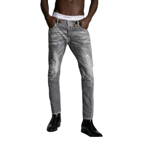 DSquared2 Xám Quần jeans - Quần Jean Nam Dsquared2 S74LB0935 Màu Xám Size 46 - Vua Hàng Hiệu