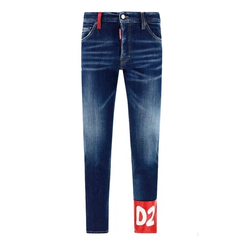 DSquared2 Xanh đậm - Quần Jean Nam Dsquared2 S74LB1074S30342470 Màu Xanh Đậm Size 48 - Vua Hàng Hiệu