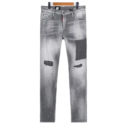 DSquared2 Xám Quần jeans - Quần Jean Nam Dsquared2 S74LB1238S30260 852 Màu Xám Size 46 - Vua Hàng Hiệu