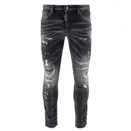 DSquared2 Đen xám Quần jeans Có sẵn - Quần Jean Nam Dsquared2 S74LB1296S30503900 Màu Đen Xám Size 48 - Vua Hàng Hiệu