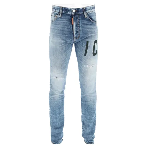 DSquared2 Nam Xanh nhạt - Quần Jean Nam Dsquared2 S79LA0049 Màu Xanh Nhạt Size 44 - Vua Hàng Hiệu