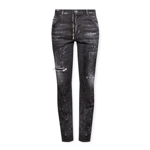 Quần Jean Nam Dsquared2 Straight Leg Jeans Cool Guy S74LB1184S30357900 Màu Đen Size 44 - Thời trang - Vua Hàng Hiệu