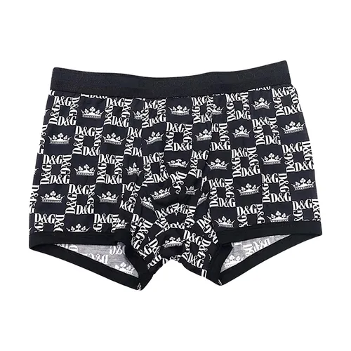 Thời trang Dolce & Gabbana Đen trắng Quần lót - Quần Lót Nam Dolce & Gabbana D&G M3A03J FS76P HNY47 Màu Đen Trắng Size 4 - Vua Hàng Hiệu