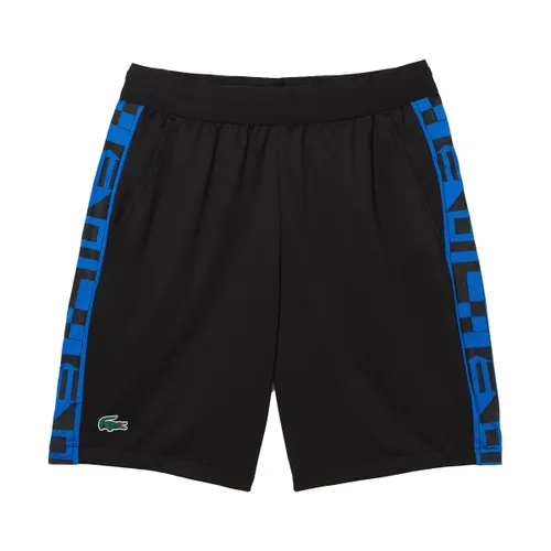 Quần Short Nam Lacoste Men's Sport Contrast Print Tennis Shorts GH9378-51-C31 Màu Xanh Đen Size 4