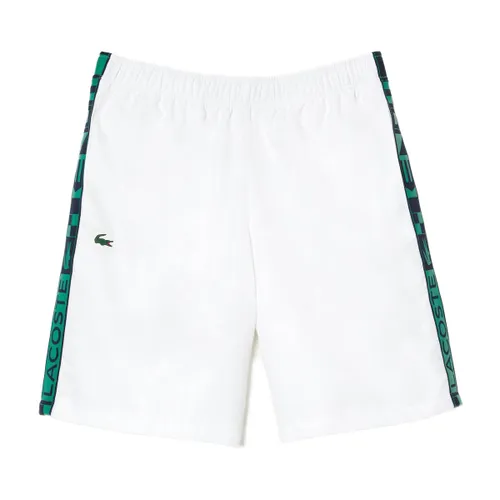 Quần Short Nam Lacoste Men's Sport Tennis Shorts GH9348-00-001 Màu Trắng Size 3