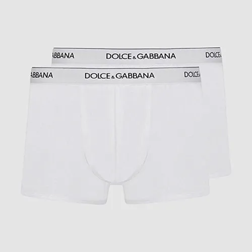Thời trang Trắng Quần lót - Set 2 Quần Lót Nam Dolce & Gabbana D&G M9C07JFUGIWW0800 Màu Trắng Size 4 - Vua Hàng Hiệu