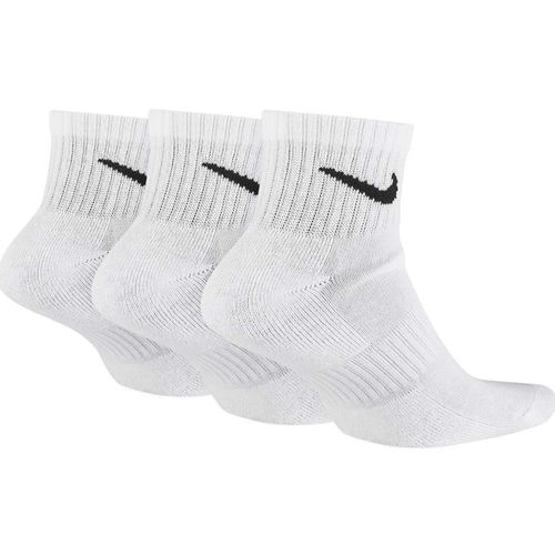 Set 3 Đôi Tất Nike Everyday Cushioned Training Ankle  SX7667-100 Màu Trắng Size 21-23cm-2