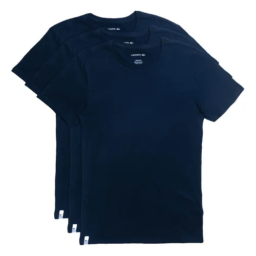 Set Áo Thun Nam Lacoste Men's 3-Pack Slim Fit Cotton Jersey T-Shirts TH8999-51-166 Màu Xanh Navy Size 4
